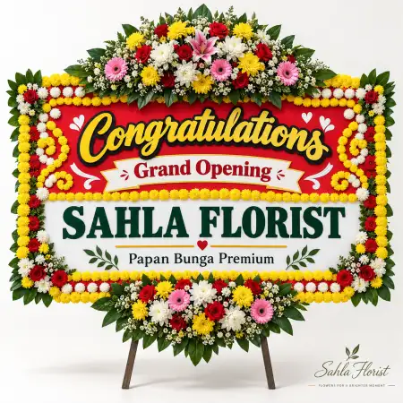 Papan Bunga Ucapan Selamat Sedayu
